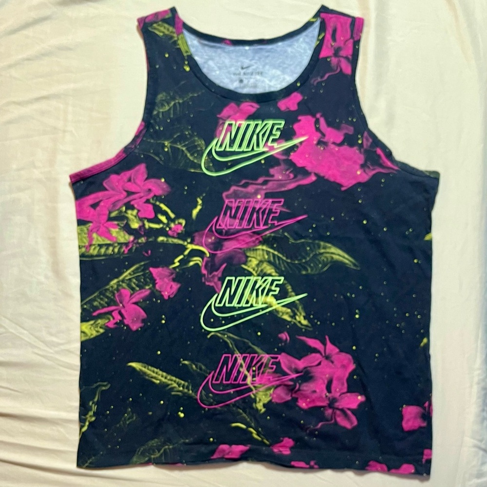 Nike Pink Limeade Tank Top size L